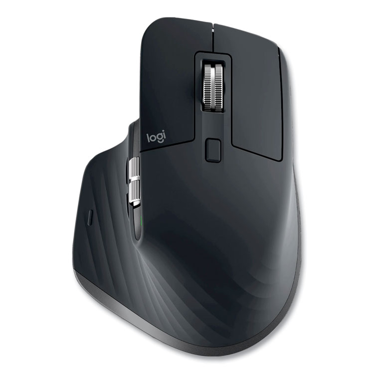Logitech MX Master 3S Performance Wireless Mouse, 2.4 GHz Frequency/32 ft Wireless Range, Right Hand Use, Black (LOG910006556)
