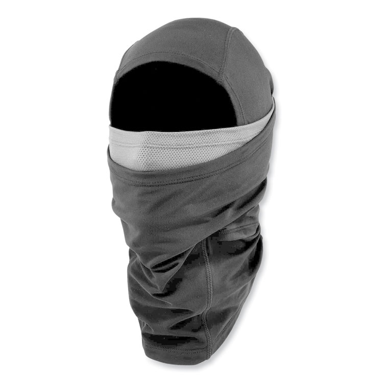 ergodyne N-Ferno 6844 Dual-Layer Balaclava Face Mask, Nylon/Spandex, One Size Fits Most, Black (EGO16844)