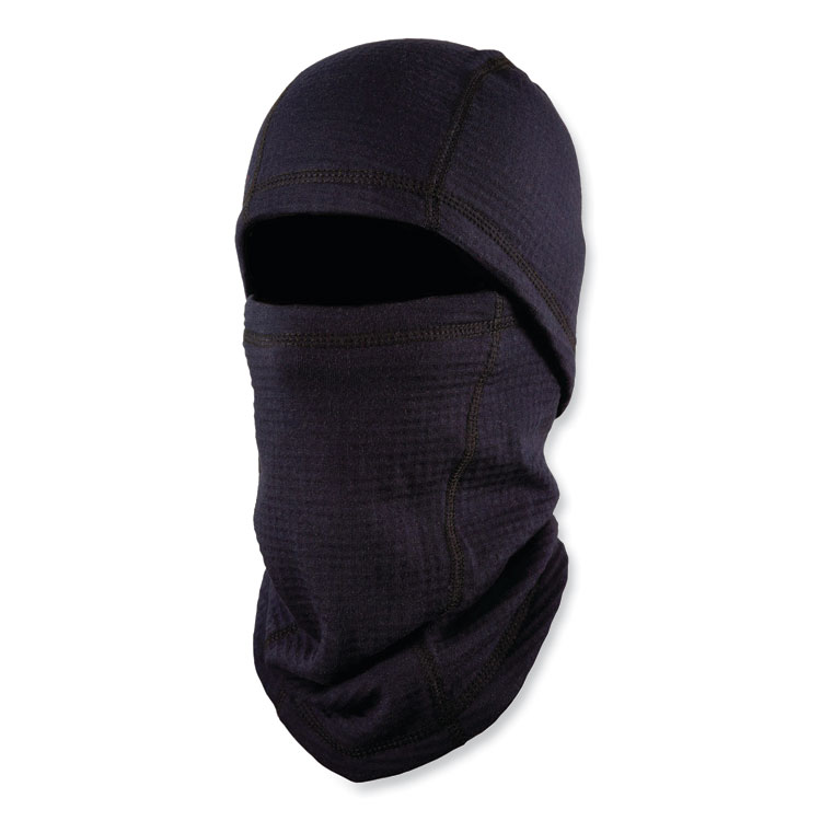 ergodyne N-Ferno 6847 FR Dual Compliant Balaclava Face Mask, Polartec FR Power Grid Fleece, One Size Fits Most, Navy (EGO16848)