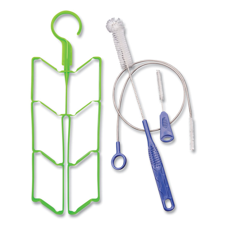 ergodyne Chill-Its 5159 Hydration Pack Cleaning Kit, Bladder, Tube/Bite-Valve Cleaning Brushes, Drying Rack (EGO13159)