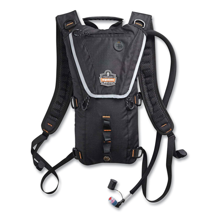 ergodyne Chill-Its 5156 Low Profile Hydration Pack, 3 L, Black (EGO13161)