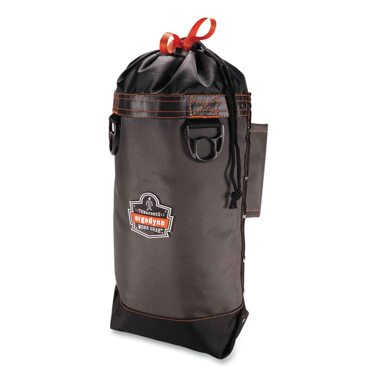 ergodyne Arsenal 5928 Topped Bolt Bag Tool Pouch, Tall, 5 x 10 x 13, Ballistic Polyester, Black/Gray (EGO13428)