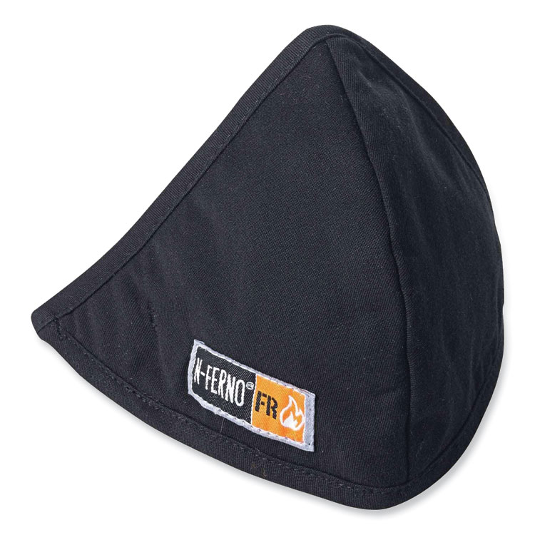 ergodyne N-Ferno 6872 2-Layer FR Mouthpiece, Modacrylic Cotton, One Size Fits Most, Black (EGO16872)