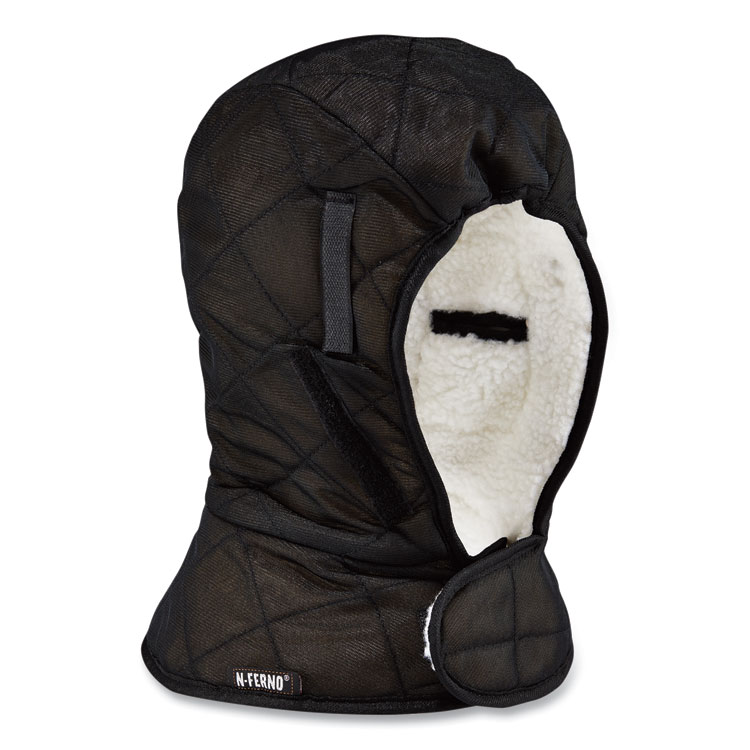 ergodyne N-Ferno 6952 3-Layer Quilt Shoulder Winter Liner, Foam/Polyester/Sherpa, One Size Fits Most, Black (EGO16952)