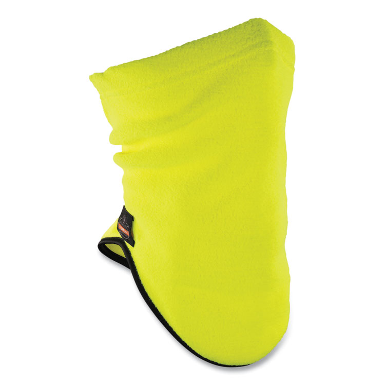 ergodyne N-Ferno 6960 Fleece Neck Gaiter, Fleece, One Size Fits Most, Hi-Vis Lime (EGO16961)
