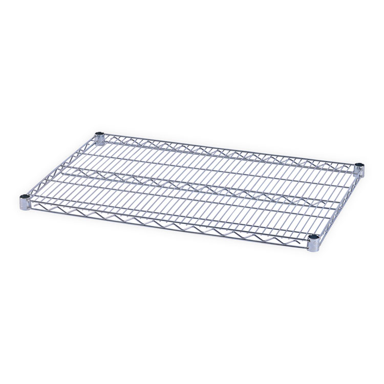Alera Industrial Wire Shelving Extra Wire Shelves, 36w x 24d, Silver, 2 Shelves/Carton (ALESW583624SR)