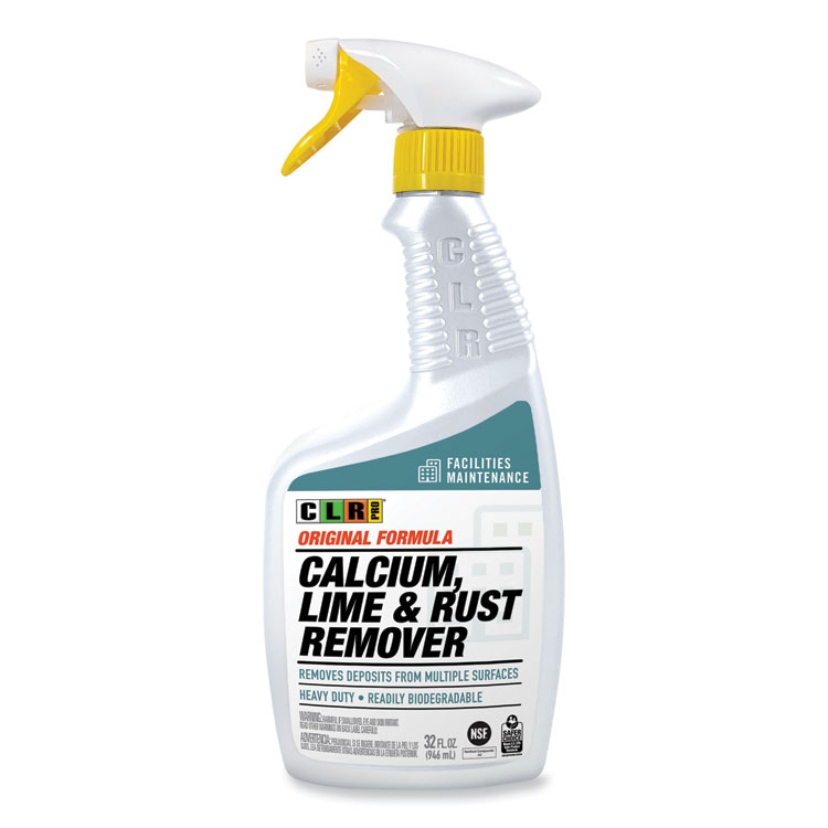 CLR PRO Calcium, Lime and Rust Remover, 32 oz Spray Bottle, 6/Carton (JELCLR32PRO)