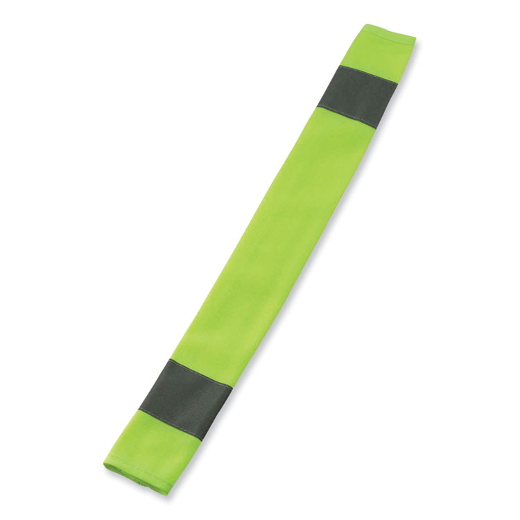 ergodyne GloWear 8004 Hi-Vis Seat Belt Cover, 6" x 18.5", Lime (EGO29043)