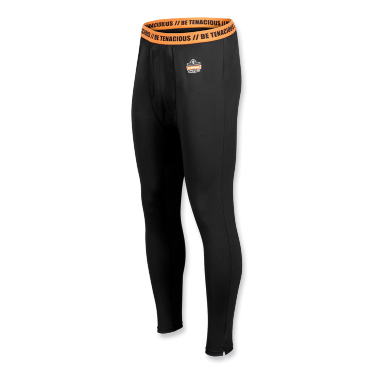 ergodyne N-Ferno 6481 Lightweight Base Layer Pants, 3X-Large, Black (EGO40837)