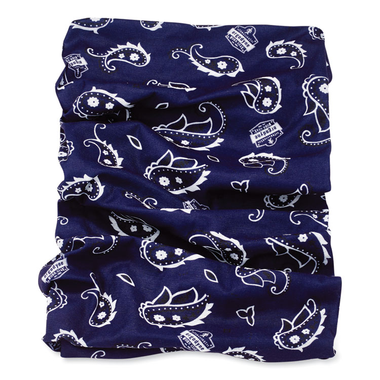 ergodyne Chill-Its 6485 Multi-Band, Polyester, One Size Fits Most, Navy Western (EGO42106)