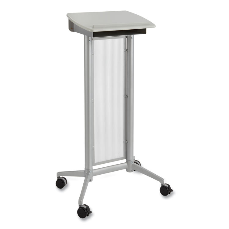 Safco Impromptu Lectern, 26.5 x 18.75 x 46.5, Gray (SAF8912GR)