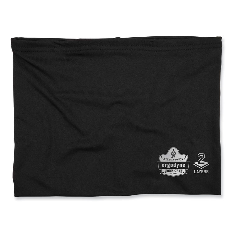 ergodyne Chill-Its 6489 2-Layer Cooling Performance Knit Multi-Band, Polyester/Spandex, Large/X-Large, Black (EGO42143)