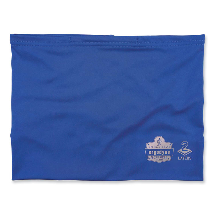 ergodyne Chill-Its 6489 2-Layer Cooling Performance Knit Multi-Band, Polyester/Spandex, Large/X-Large, Blue (EGO42149)