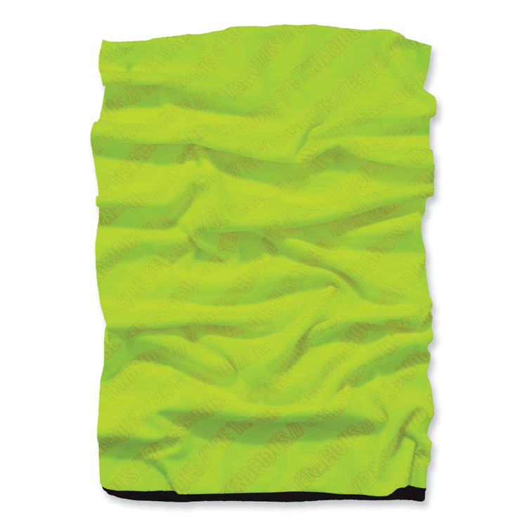 ergodyne N-Ferno 6491 Reversible Thermal Fleece + Poly Multi-Band, One Size Fits Most, Lime (EGO42320)