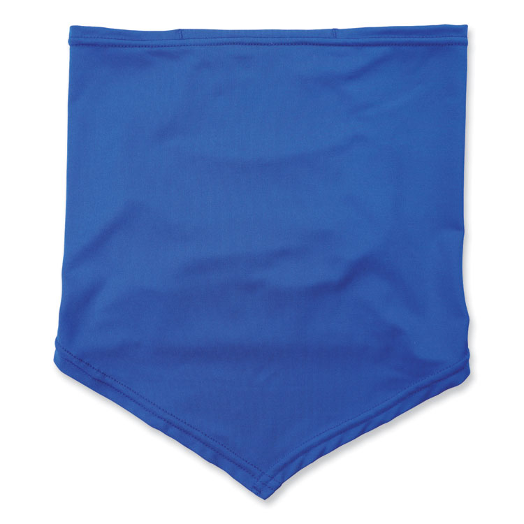 ergodyne Chill-Its 6483 Cooling Neck Gaiter Bandana Pocket, Polyester/Spandex, Small/Medium, Blue (EGO42133)