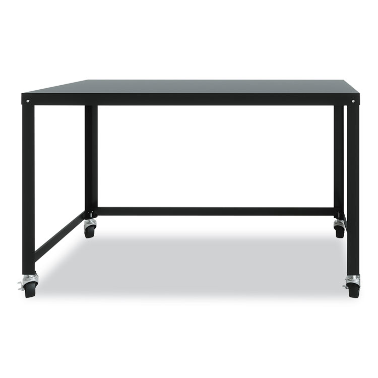 Hirsh Industries RTA Mobile Desk, 47.45 x 23.88 x 29.6, Black (HID21113)