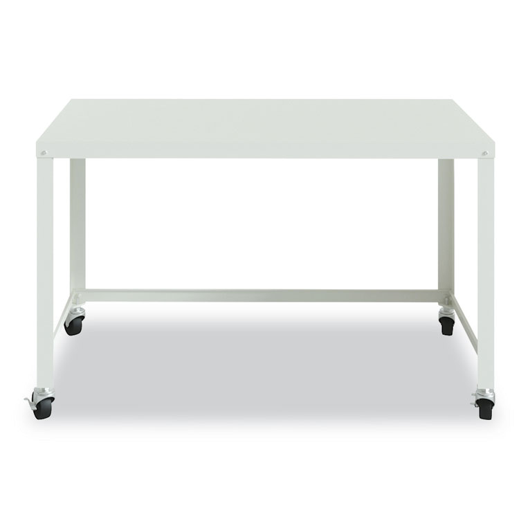 Hirsh Industries RTA Mobile Desk, 47.45 x 23.88 x 29.6, White (HID21114)