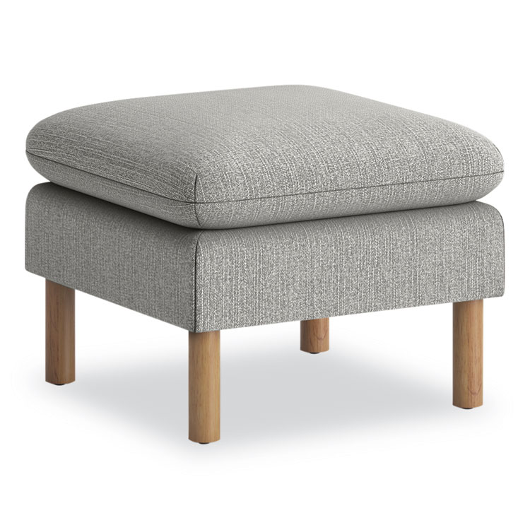 HON Parkwyn Series Ottoman, 23" x 23" x 17.5", Gray (HONVP3LOTTGRY)