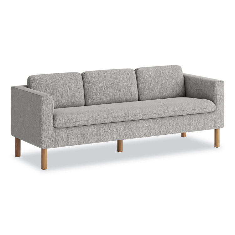HON Parkwyn Series Sofa, 77" x 26.75" x 29", Light Gray (HONVP3LSOFAGRY)