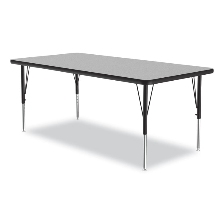 Correll Height-Adjustable Activity Tables, Rectangular, 60w x 30d x 19h, Gray Granite, 4/Pallet (CRL3060TF1595K4)