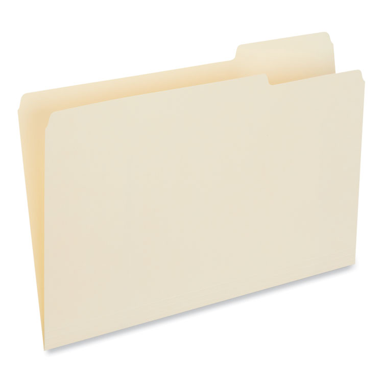 Universal Top Tab File Folders, 1/3-Cut Tabs: Right Position, Legal Size, 0.75" Expansion, Manila, 100/Box (UNV15123)