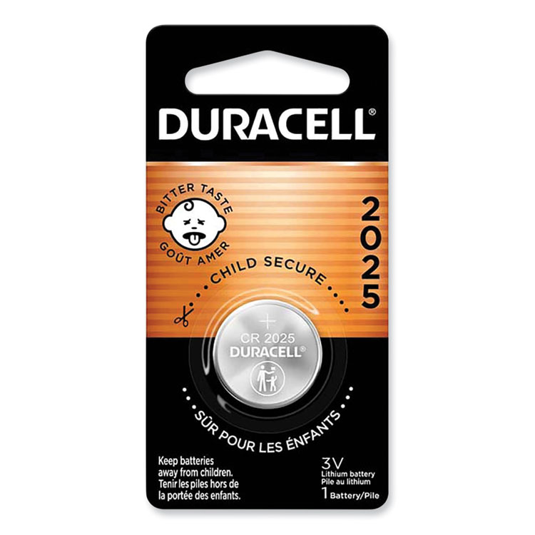 Duracell Lithium Coin Batteries With Bitterant, 2025 (DURDL2025BPK)