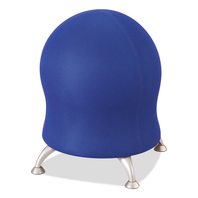 Safco Zenergy Ball Chair, Backless, Supports Up to 250 lb, Blue Fabric (SAF4750BU)