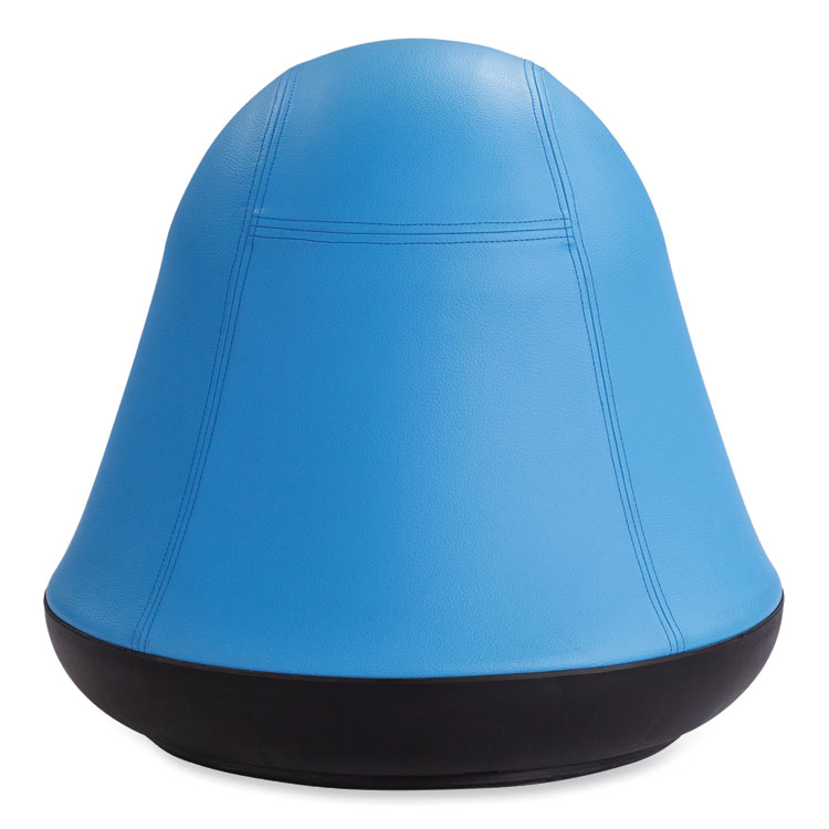Safco Runtz Swivel Ball Chair, Backless, Supports Up to 250 lb, Baby Blue Vinyl (SAF4761BUV)