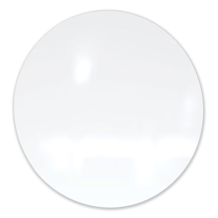 Ghent Coda Low Profile Circular Magnetic Glassboard, 24" x 24", White Surface (GHECDAGM24WH)