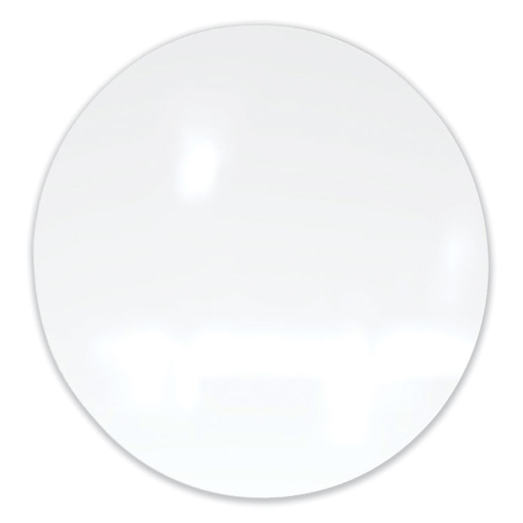 Ghent Coda Low Profile Circular Magnetic Glassboard, 36" x 36", White Surface (GHECDAGM36WH)