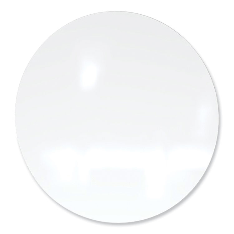 Ghent Coda Low Profile Circular Non-Magnetic Glassboard, 48" x 48", White Surface (GHECDAGN48WH)
