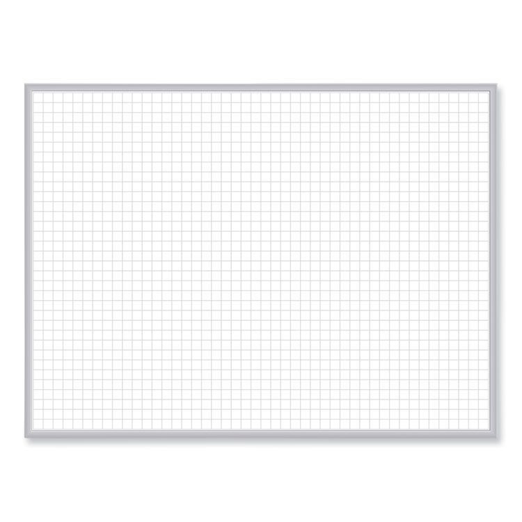 Ghent Non-Magnetic Whiteboard with Aluminum Frame, 36" x 23.81", White Surface, Satin Aluminum Frame (GHEM2231)