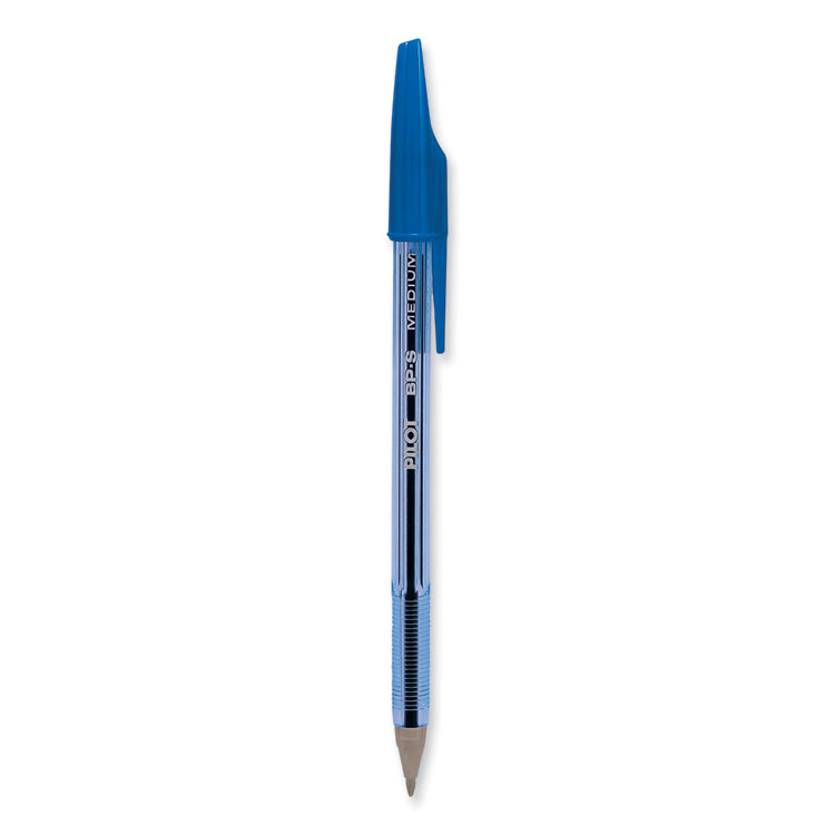 Pilot Better Ballpoint Pen, Stick, Medium 1 mm, Blue Ink, Translucent Blue Barrel, Dozen (PIL36711)