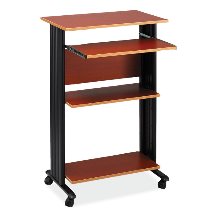 Safco Muv Standing Desk, 29.5" x 22" x 45", Cherry (SAF1923CY)