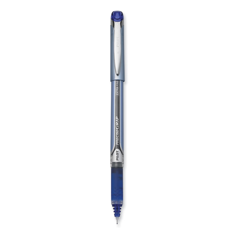 Pilot Precise Grip Rollerball Pen, Stick, Extra-Fine 0.5 mm, Blue Ink, Blue Barrel (PIL28802)