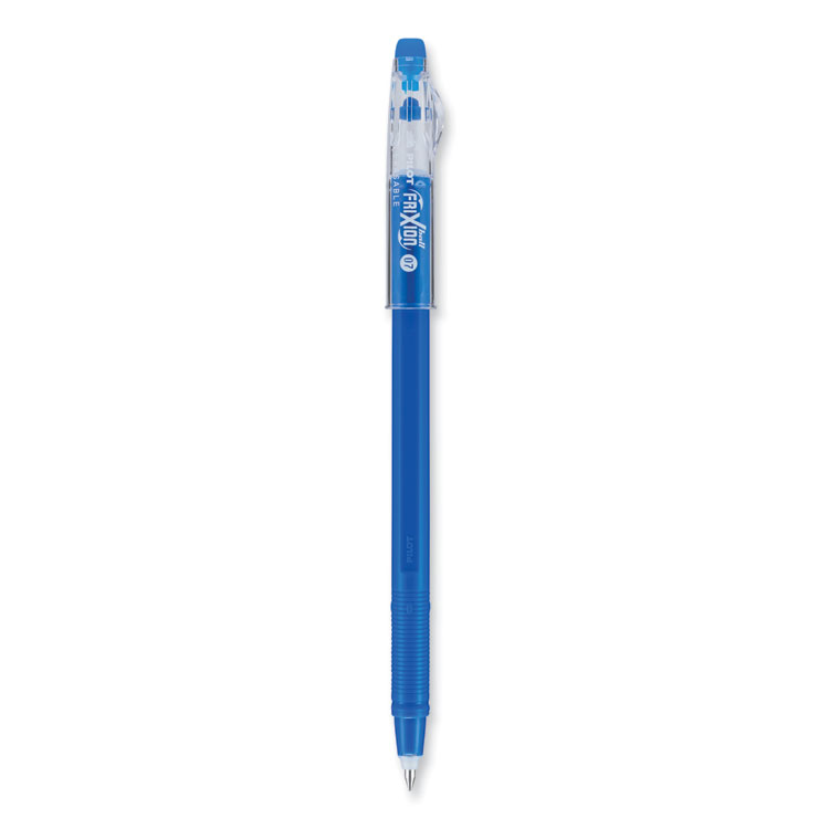 Pilot FriXion ColorSticks Erasable Gel Pen, Stick, Fine 0.7 mm, Blue Ink, Blue Barrel, Dozen (PIL32466)