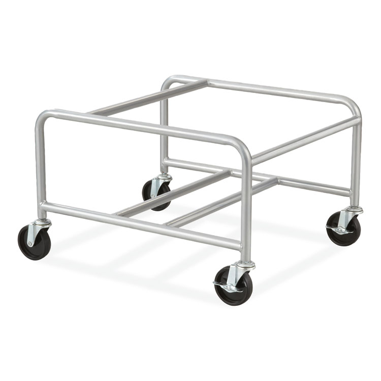 Safco Sled Base Stack Chair Cart, Metal, 500 lb Capacity, 23.5" x 27.5" x 17", Silver (SAF4190SL)