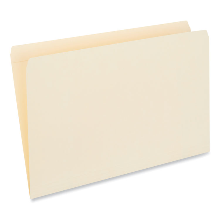 Universal Double-Ply Top Tab Manila File Folders, Straight Tabs, Legal Size, 0.75" Expansion, Manila, 100/Box (UNV16120)