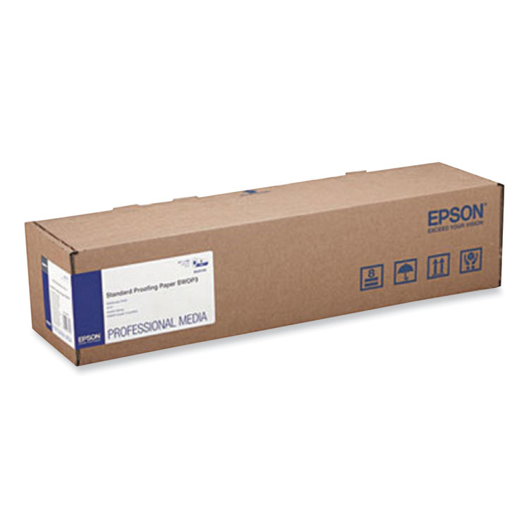 Epson Standard Proofing Paper Adhesive, 10 mil, 24" x 100 ft, Semi-Matte White (EPSS045149)