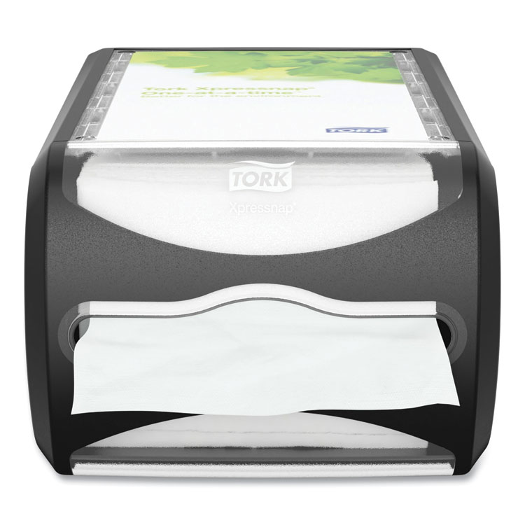 Tork Xpressnap Counter Napkin Dispenser, 7.5 x 12.1 x 5.7, Black (TRK6432000)