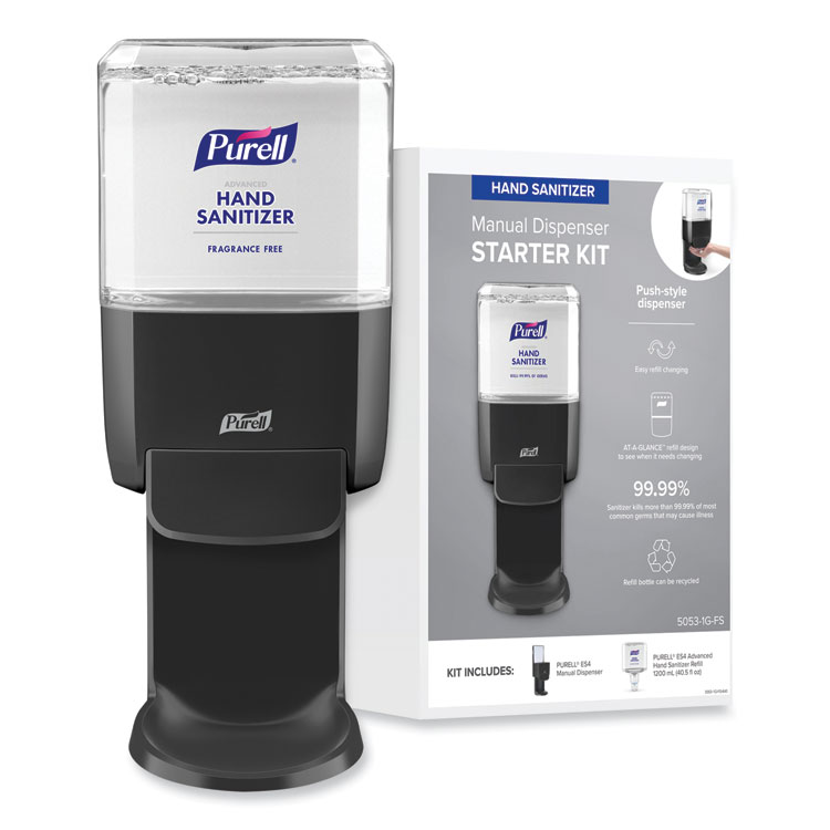 PURELL Advanced Hand Sanitizer Foam ES4 Starter Kit, Graphite (GOJ50531GFS)