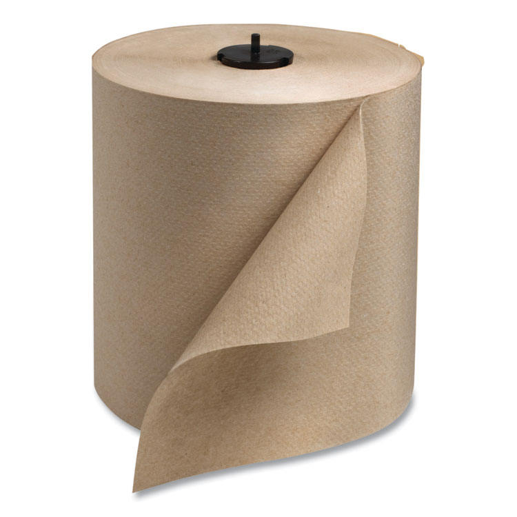 Tork Matic Hardwound Roll Towel, 1-Ply, 7.7" x 700 ft, Natural, 857/Roll, 6 Rolls/Carton (TRK290088)