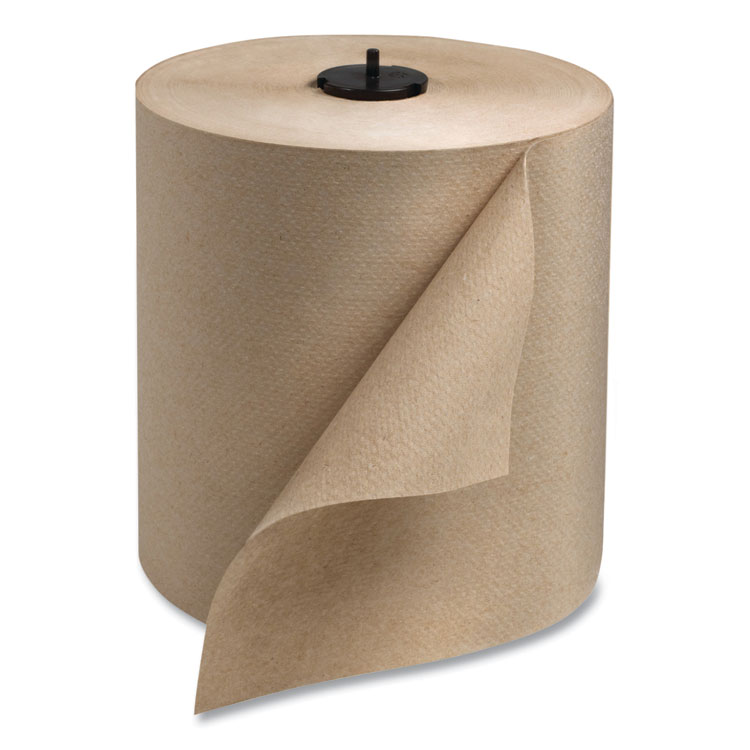 Tork Basic Paper Wiper Roll Towel, 1-Ply, 7.68" x 1,150 ft, Natural, 4 Rolls/Carton (TRK291350)