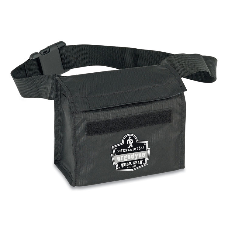 ergodyne Arsenal 5180 Half Mask Respirator Waist Pack, 8.5 x 3.5 x 6.5, Black (EGO13180)