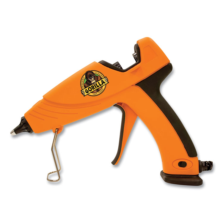 Gorilla Dual Temp Hot Glue Gun, Orange/Black (GOR100424)