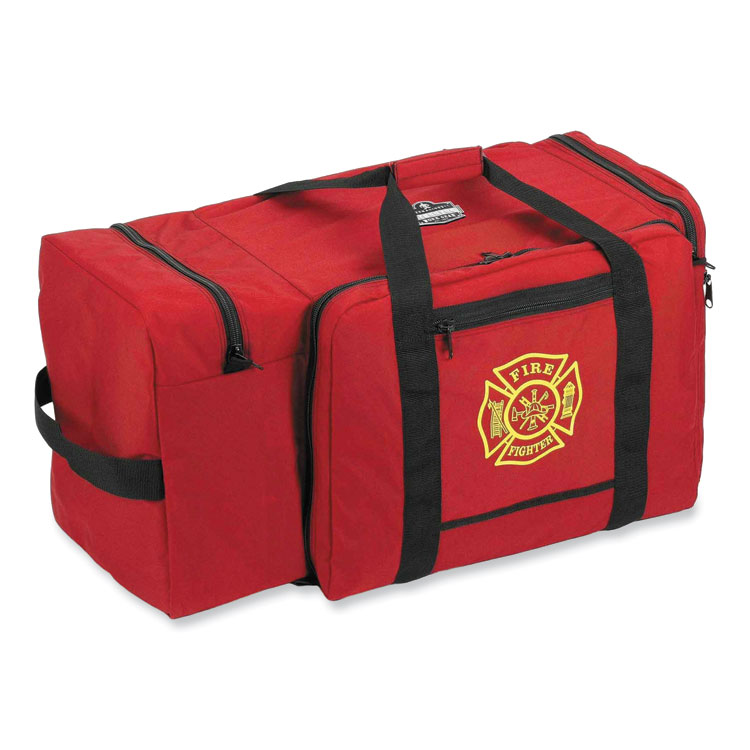 ergodyne Arsenal 5005 Fire + Rescue Gear Bag, Nylon, 30 x 15 x 15, Red (EGO13005)