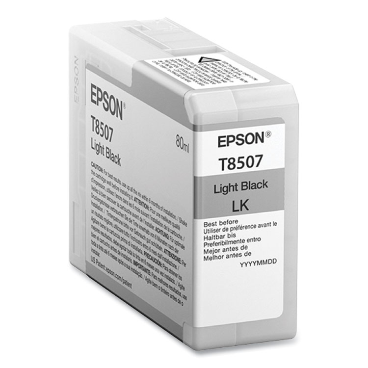 Epson T850700 Ink, Light Black (EPST850700)