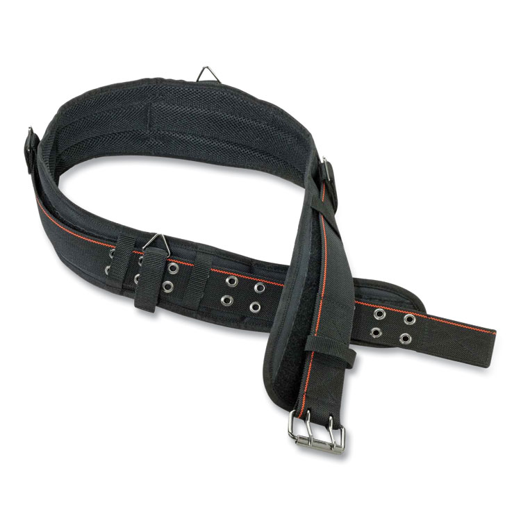 ergodyne Arsenal 5550 3" Padded Base Layer Tool Belt, Fits Waist 46" to 58", Polyester, Black (EGO13655)