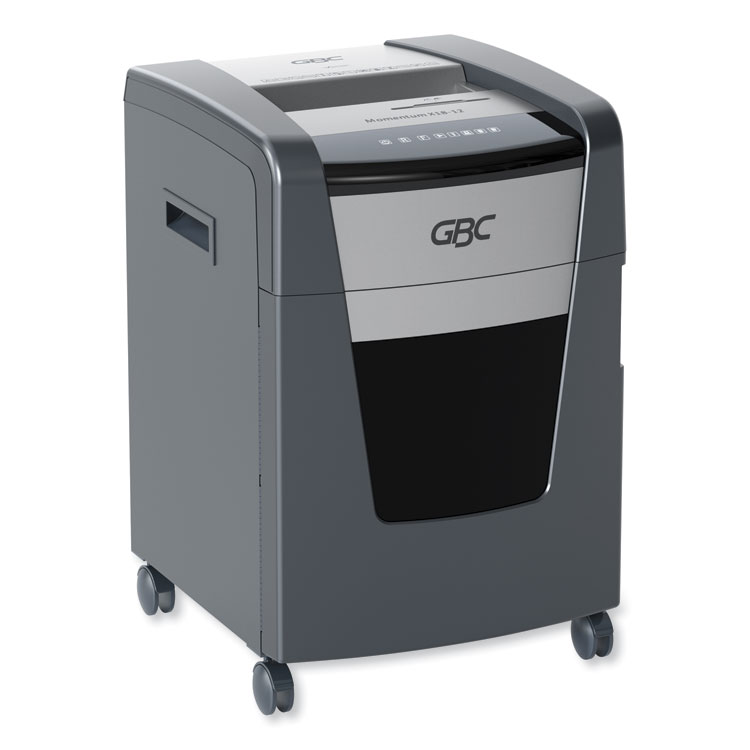 GBC Momentum X18-12 Micro-Cut P-4 Anti-Jam Shredder, 18 Manual Sheet Capacity (GBCWSM177002)