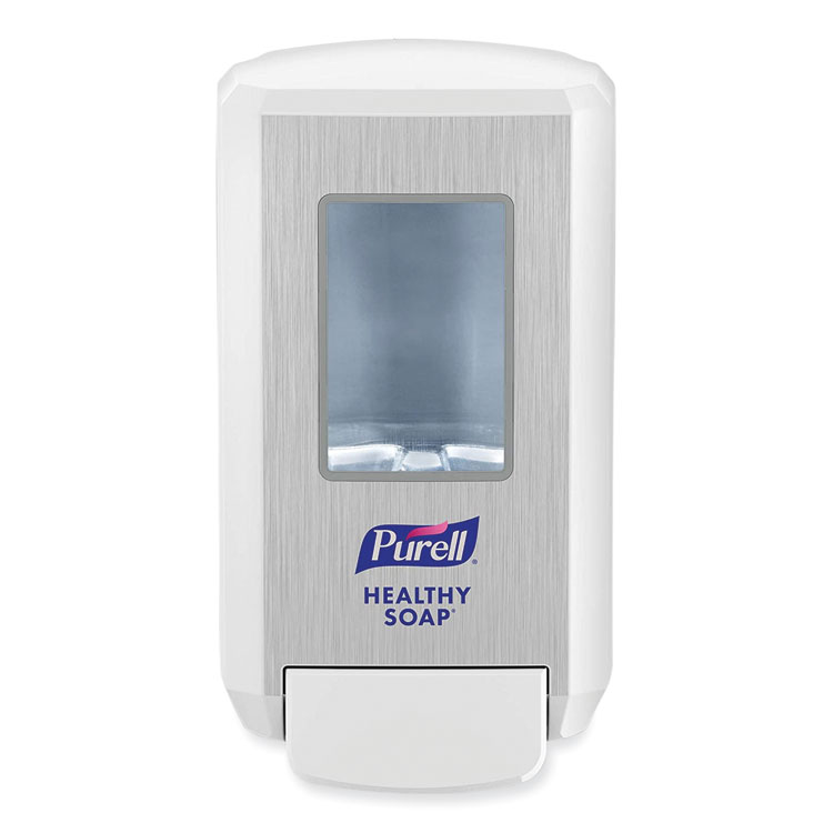 PURELL CS4 Soap Push-Style Dispenser, 1,250 mL, 4.88 x 8.8 x 11.38, White (GOJ513001)
